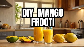 Homemade FROOTI 🥭 EASY MANGO RECIPE [upl. by Debbee]