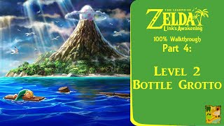 Links Awakening 100 Walkthrough Part 4  Bottle Grotto [upl. by Krenn328]