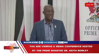 PM Rowley Trinidadbased officers will be stationed in Tobago on a shortterm basis to tackle crime [upl. by Neerom]