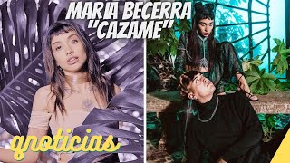 🎥ESPIÁ EL BACK🎥María Becerra mostró cómo se grabo el videoclip quotCazamequot junto a Tiago PZK [upl. by Aihsekal349]