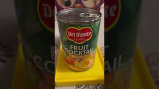 Fruit cocktail 🍹 delmonte for dessert 🍨 granny satisfying viral youtubeshorts viralvideo yt [upl. by Norrehc]