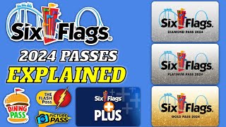 Six Flags 2024 Season Passes EXPLAINED [upl. by Minda]