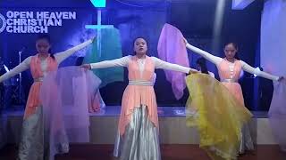 goodness of God dance interpret by ohcc I praise tambourine dancer [upl. by Solakcin]