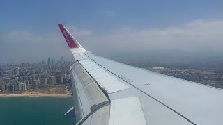 AirArabia impersonating Ryanair landing at Beirut  Lebanon  A321 هبوط طيران العربية في مطار بيروت [upl. by Dorris757]