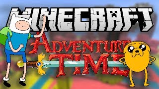 Minecraft ADVENTURE TIME Finn and Jake  Mod Map amp Texture Pack Spotlight NEW [upl. by Tumer591]