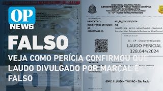 Veja como peritos da Polícia Civil confirmaram que laudo divulgado por Marçal é falso  O POVO News [upl. by Wendie]