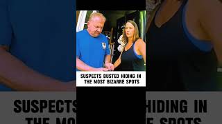 Caught On Bodycam 7 Suspects Busted Hiding In The Most Bizarre Spots [upl. by Rebane]