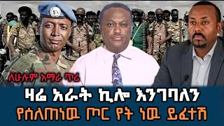 ዛሬ አዲስ አበባ ገብተን ነበር  የሰለጠነዉ ጦር የታል እየቀረበ ነዉ ተዘጋጅተዋል ፋኖ ወስኗል ከባድ ፈተና አለብን [upl. by Sellig400]