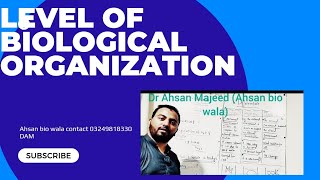 ch 1 introduction of biology level of biological organization molecules Ahsan bio wala biology hub [upl. by Argile]