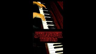 Stranger Things Theme Soundtrack on piano [upl. by Aehsa]