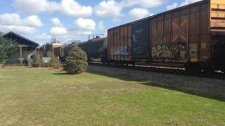 CSX manifest w 192 cars heads north through Kingstree SC [upl. by Catto]