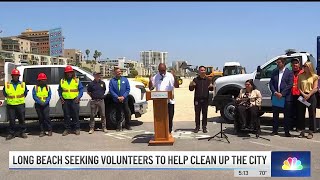 Long Beach seeking volunteers to help clean up the city [upl. by Anitsyrk]