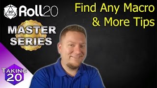 Roll20 Master Series  3 Things Everyone Should Know [upl. by Conn]