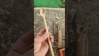 Cuchara de maderaLarge wooden spoon diy artesania hazlotumisma hazlotumismo handmade [upl. by Doner711]