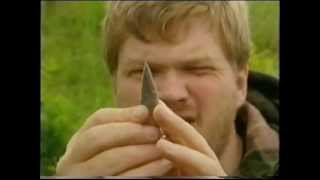 Ray Mears Tracks flint knapping [upl. by Alyson]