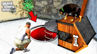 Franklin Found Secret Bunker Under Chop House 😱  Gta 5 Tamil  CMD Gaming [upl. by Ihcas96]