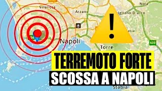 TERREMOTO FORTISSIMA SCOSSA A NAPOLI GRANDE PAURA PER LA POPOLAZIONE POCHI ISTANTI FA [upl. by Nuriel941]