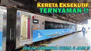 KERETA API EKSEKUTIF TERNYAMAN  NAIK KA TAKSAKA JOGJA  JAKARTA FASILITASNYA BERASA KERETA ARGO [upl. by Enomar781]