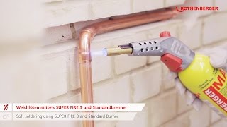 SUPER FIRE 3 – HeavyDuty Brazing Unit  Professionelles KartuschenHartlötgerät [upl. by Skvorak]