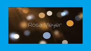 Rosa Meyer  appearance [upl. by Naut]