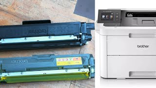 how to refill brother LaserJet colour printer Tn263  DCP L3551CDW HLL3270CDW [upl. by Ramyaj397]