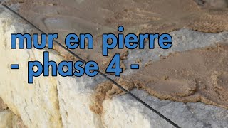 mur en pierre  phase4  larase [upl. by Eiryt]