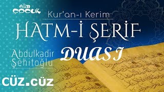 Kuranı Kerim Hatim DUASI  Hatim  Mukabele [upl. by Ryhpez]