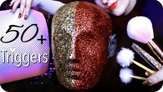 ASMR 50 Triggers over 3 Hours NO TALKING Ear Cleaning Massage Tapping Peeling Umbrella amp MORE [upl. by Bree]