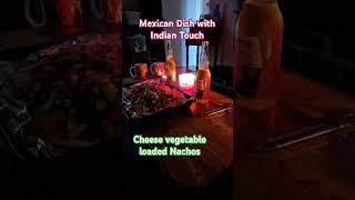 Cheese loaded veg nachos😋🥳nachosfoodtasty [upl. by Trescott745]