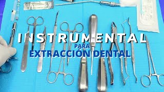 Instrumental básico para extracción dental [upl. by Adriane]