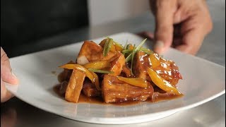 Tofu in agrodolce dalla Cina [upl. by Ennayar]