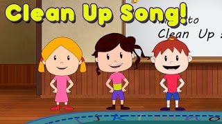 Clean Up Song for Children  by ELF Learning [upl. by Mansur]