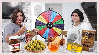 The Mystery Wheel decides what we eat KEILLY AND KENDRY [upl. by Mian984]