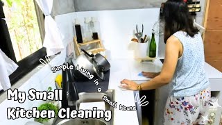 SMALL KITCHEN CLEANING ✨️ COOKING TINOLA  NEW RUBBER DRYING MAT  CLEANING MOTIVATION✨️Mhean Reyes [upl. by Ahtiuqal]