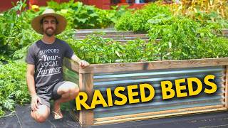 Beautiful DIY Metal Raised Garden Beds  Complete Guide [upl. by Schilit]