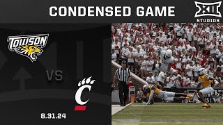 Towson vs Cincinnati Condensed Game  2024 Big 12 Football [upl. by Dorcia]