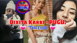 Dixita Karki  Pugu On Tiktok  Chetanvlogs  Nepal [upl. by Arissa]