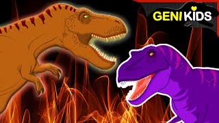 Dinosaurs Fierce Raor Learn Dinosaurs Names  Dinosaurs Picture Show Cartoons for Children [upl. by Paver]