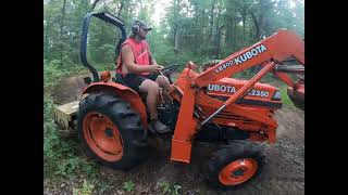 Fall Food Plot 2021 Kubota L2350 [upl. by Larret]