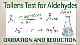 Tollens Reagent Silver Mirror Test for Aldehydes [upl. by Immak]