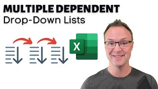 Quickly Create Multiple Dependent DropDown Lists in Microsoft Excel [upl. by Aneram]