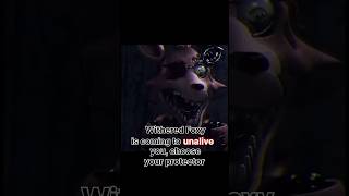 No flashlight￼ Withered Foxy is coming to unalive you choose your protector￼ fnaf edit foxy ￼￼ [upl. by Noirda470]