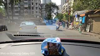 Hyundai Verna parked on the turn Bottle neck and blind spot 02 Nov 24 [upl. by Zeiler]