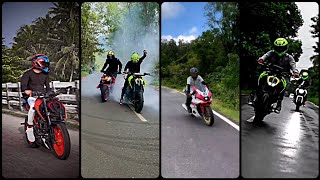 Boys ATTITUDE RIDERs 😎 PRO RIDErS ❌ HEAVY STUNTs⭕ STUNTS RIDERS🖤KTM🧡R15💜NS200❤️DUKE [upl. by Yatnohs312]