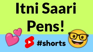 Itni Saari Pens 😱🤓 Scooboo Pens ❤️ shorts [upl. by Annailuj497]