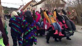 Fasnet Umzug Trochtelfingen Roller Coaster [upl. by Kaile]