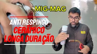 AntiRespingo Cerâmico de Longa Duração Proteção Eficiente para Soldadura MIGMAG [upl. by Ahsienak]