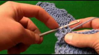 How To Crochet 2 Together DecreaseLeft Handed [upl. by Aloisius467]