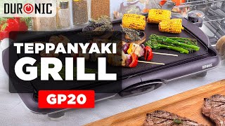 How To Use Teppanyaki Grill  Duronic GP20 Teppanyaki Grill at Home amp Kitchen [upl. by Tsiuqram]