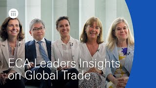 Insights from Export Credit Agency leaders on facilitating global trade through reinsurance [upl. by Ammeg]